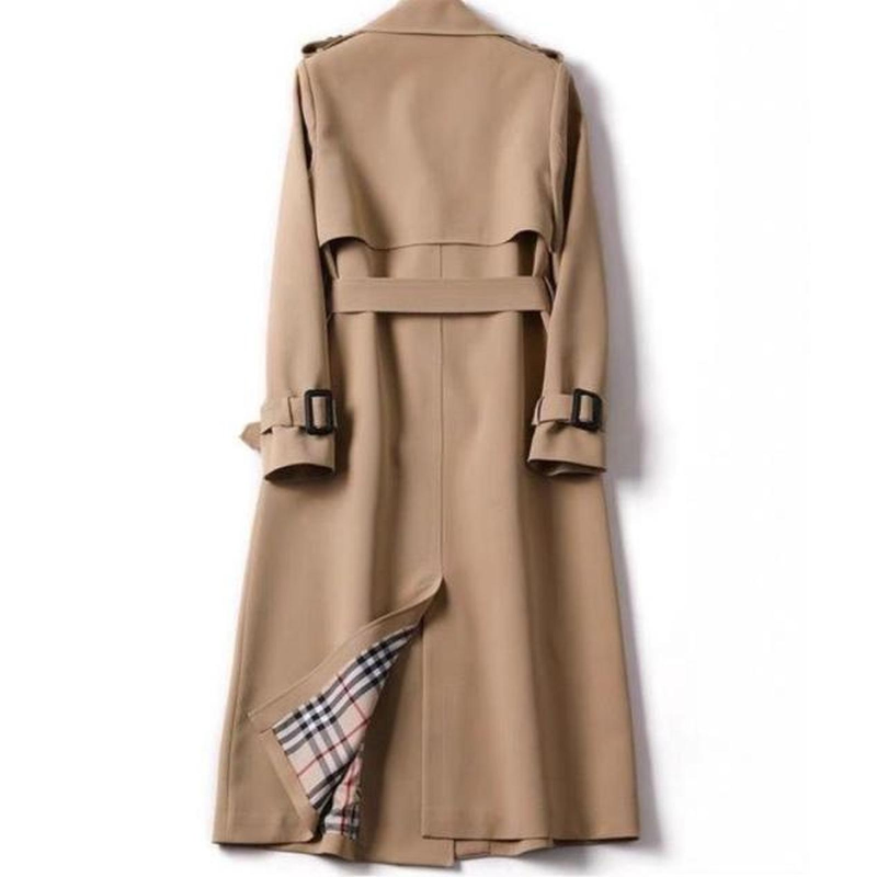 Import Lula Woman Trench Coat Spring Winter Jaket Wanita Musim Dingin Original Best Seller - Cokelat, M
