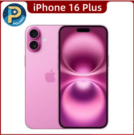 **Smartphone Apple iPhone 16 Plus Original, ROM 128GB / 256GB / 512GB, RAM 8GB, Tanpa SIM (eSIM), 5G, Kemasan Resmi, Kondisi Seperti Baru (Like New)**