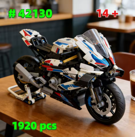 Set Balok Bangunan Motor BMW 42130, Cocok sebagai Hadiah Ulang Tahun, Kompatibel dengan Balok LEGO, 1920 Pcs