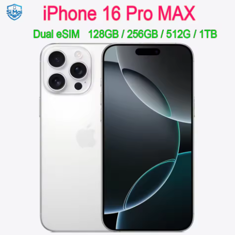 Smartphone Apple iPhone 16 Pro Max 6.9 inci (Versi US Original), 256GB / 512GB, 5G, iOS 18, Layar Super Retina XDR OLED