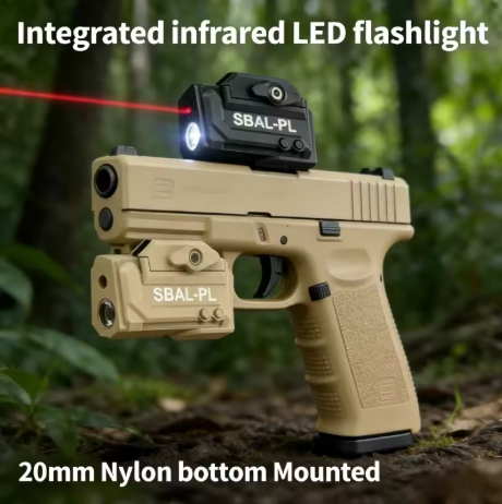 Aksesori Kostum Mainan Senter Genggam dari Nilon dengan Pengaturan, Dilengkapi Pencahayaan Laser Inframerah, Produk Profesional dari Tiongkok