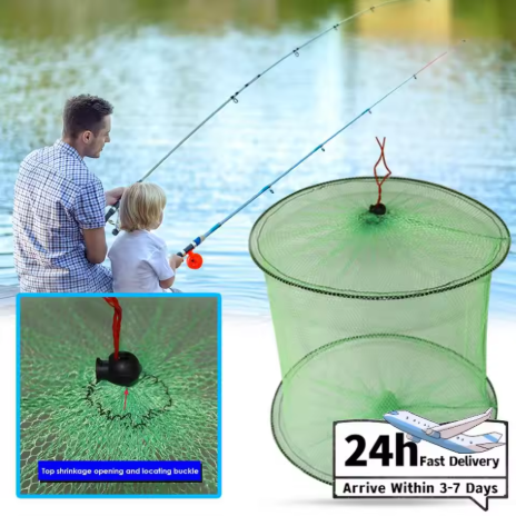 Jaring Lipat Nylon untuk Tangkap Udang, Kepiting, dan Ikan - Jaring Perlindungan Outdoor